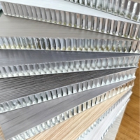 Panneau sandwich alvéolaire en aluminium ignifuge et écologique anti-moisissure avec garantie de 5 ans pour revêtement de façade de bâtiment et mur-rideau