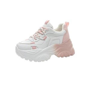 Verano blanco con cordones suela gruesa para correr deportes casuales pequeñas explosiones zapatos de <span class=keywords><strong>mujer</strong></span> Torre 2025 primavera otoño nuevo - Product Image 6