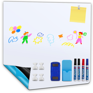 Tableau blanc magnétique auto-adhésif pliable en rouleau, personnalisable, en plastique PET, réutilisable et flexible, pour la vente en gros - Product Image 2