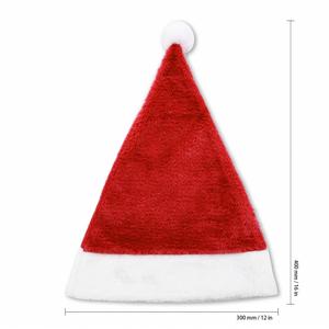 Gorro de Santa Claus de Terciopelo Bordado Personalizado con Lentejuelas, Unisex, Ajustable, para Adultos, para Fiestas Navideñas - Product Image 5