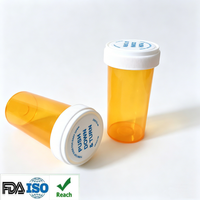 Nuevas Tapas de Plástico a Prueba de Niños para Cilindros de Medicamentos Farmacéuticos Rx de 6-60 Dram, 16 oz, Frascos de PP