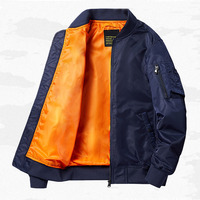 Nouveau design, veste oversize imperméable enduite de camouflage, blouson de printemps MA-1 pour hommes