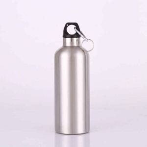 Stainless Steel Vacuum Insulated Water Bottle <b>Double</b> <b>Wall</b> Thermal Flask With Carabiner For Outdoor Camping Travel - Product Image 2
