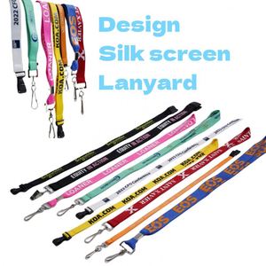 Bestom OEM Custom Printed <b>Polyester</b> <b>Lanyards</b> Eco-Friendly Thermal Transfer ID Badge Holder Durable Lightweight for Bulk - Product Image 2