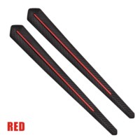 Nouveau protecteur de pare-chocs de voiture bande Anti-collision en Fiber de carbone vinyle 3 couleurs accessoires de voiture universels