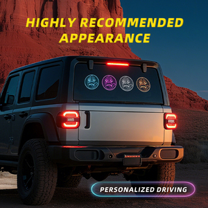 ไฟแสดงอารมณ์บนกระจกหลังรถยนต์ ไฟแสดงท่าทางนิ้วมือบนหน้ารถ อุปกรณ์ตกแต่งรถยนต์ - Product Image 5