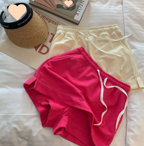 Pantalones cortos deportivos informales <span class=keywords><strong>de</strong></span> algodón <span class=keywords><strong>de</strong></span> verano al por mayor <span class=keywords><strong>para</strong></span> niñas prendas <span class=keywords><strong>de</strong></span> vestir <span class=keywords><strong>de</strong></span> <span class=keywords><strong>punto</strong></span> <span class=keywords><strong>de</strong></span> cintura media <span class=keywords><strong>para</strong></span> niños con patrón sólido dulce traje <span class=keywords><strong>de</strong></span> bebé - Product Image 3