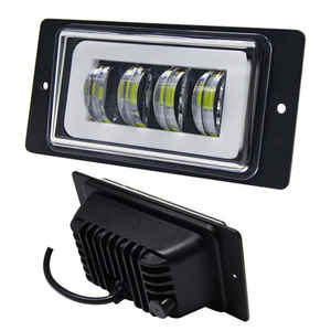 Nueva luz LED DE TRABAJO DE 40W 6 pulgadas blanco amarillo Angel Eyes niebla/luces de conducción accesorios para modelos de automóviles <span class=keywords><strong>Lada</strong></span> Vaz Kamaz <span class=keywords><strong>Niva</strong></span> - Product Image 1