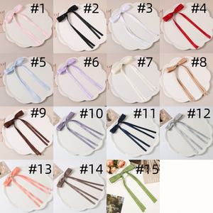 Nouveaux nœuds à cheveux en ruban élégants <span class=keywords><strong>et</strong></span> raffinés, accessoires de <span class=keywords><strong>coiffure</strong></span> pour mariage <span class=keywords><strong>et</strong></span> fête, pince à cheveux en ruban, outils de <span class=keywords><strong>coiffure</strong></span> - Product Image 4