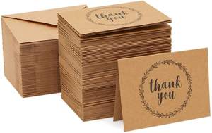 Biglietti di ringraziamento compleanno Baby Shower matrimonio grazia pensando a voi carte - Product Image 6