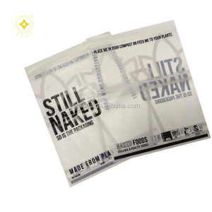 Sac refermable compostable à 100 % personnalisé XCGS, sac <span class=keywords><strong>bio</strong></span> à fermeture éclair pour l'emballage des boutiques <span class=keywords><strong>en</strong></span> <span class=keywords><strong>ligne</strong></span> - Product Image 4