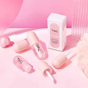 TWG Vegan, venta al por mayor, aceite de labios, piedra de cristal, línea hidratante, línea de labios, brillo de aceite de labios transparente - Product Image 2
