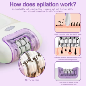 YOUMAY <span class=keywords><strong>épil</strong></span>ateur électrique rechargeable 2 en 1 <span class=keywords><strong>épil</strong></span>ateur professionnel pour femmes rasoir pour femmes - Product Image 6