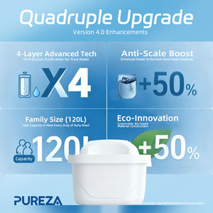 Filtre à eau PUREZA Z059, remplacement pour les cartouches filtrantes B-RITA <span class=keywords><strong>MAXTRA</strong></span>, pour tous les filtres à eau B-RITA, pour la réduction du calcaire - Product Image 5