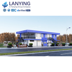 Edificio de acero prefabricado de diseño moderno para cafetería/restaurante de hamburguesas con garantía de 5 años Entrega rápida - Product Image 3