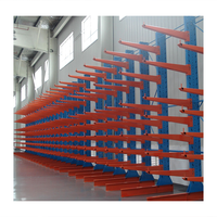 Étagère de stockage cantilever pour l'agencement de matériaux longs en entrepôt