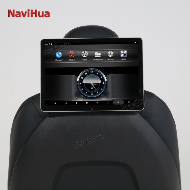 Touch Screen Android Car Headrest Video DVD Player Headrest Monitor MP5 Player Car Back Seat Lcd Monitor for Tesla Series