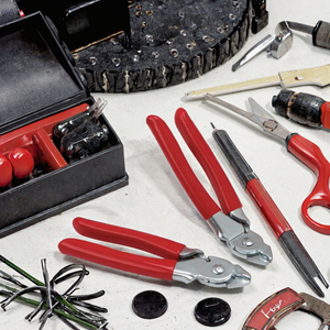 <span class=keywords><strong>Pince</strong></span> à saucisses manuelle en acier de qualité industrielle avec <span class=keywords><strong>pince</strong></span> à anneaux pour boyaux fibreux et outil d'assemblage de sacs à <span class=keywords><strong>viande</strong></span> - Product Image 3