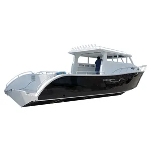 Barco de pesca de aluminio de nuevo diseño 11,6x3,3 m Estilo de vida ballena viendo barco y barco de buceo