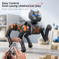 Perro Robot Inteligente HTL AI 2.4G RC, Cachorro Robótico Programable con Control por Gestos y Voz, Sígueme para Niños