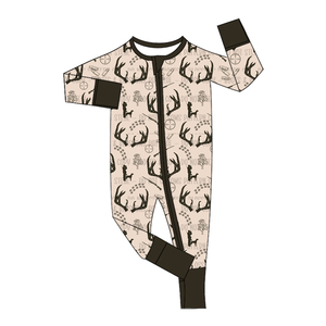 Vêtements pour enfants personnalisables, ensemble pyjama en deux pièces à thème <span class=keywords><strong>chasse</strong></span> au cerf, tenue de pyjama pour bébé garçon, vêtements de boutique pour enfants - Product Image 2
