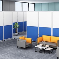XTPW-07 moderne pliable écran cloison mobile bureau table diviseur cloison panneau mur bureau cloisons mur