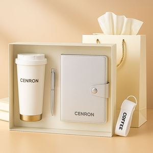 Paquete de Artículos de Papelería y Bebidas Corporativas: Taza de Viaje Antiderrames, Libreta A5 y Bolígrafo, OEM/ODM, Producción Rápida - Product Image 1