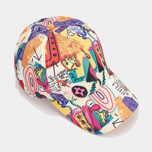 Casquette de baseball sportive à 6 panneaux avec impression <span class=keywords><strong>graffiti</strong></span>, nouvelle conception, imperméable, pare-soleil, visière incurvée, structurée - Product Image 3