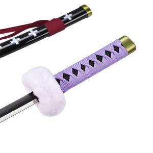 Réplique de <span class=keywords><strong>katana</strong></span> réel MS 45cm <span class=keywords><strong>Manga</strong></span> One Piece 440ss Blade, réplique d'arme pour enfants, Trafalgar Law Kikokou, mini couteau samouraï - Product Image 3