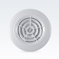 Ventilation d'air conditionné Ventilations Cvac Diffuseur Entrée Valve d'air Persiennes Bureau Sous-sol Matériau ABS Durable Installation facile