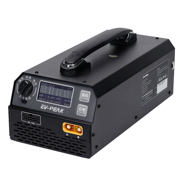 EV-PEAK U1+ Dual Channel Smart Fast Charger 1200W/25A LiHV Battery Charger Intelligent 6-14S Balance Charger