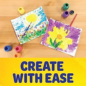 Set de 26 peintures à l'aquarelle <span class=keywords><strong>gouache</strong></span> anti-éclaboussures lavables pour enfants sur papier verre toile médiums emballés dans une boîte - Product Image 6