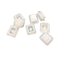 Bouton carré en caoutchouc silicone anti-poussière étanche personnalisé capuchon d'interrupteur tactile couvercle en silicone bouchons carrés en caoutchouc couverture