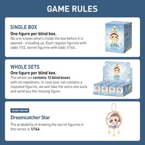 POP MART Nyota We are All Stars Series Blind Box Figures Jouets <span class=keywords><strong>de</strong></span> collection Cadeaux <span class=keywords><strong>de</strong></span> Noël et d'anniversaire pour filles et garçons - Product Image 2