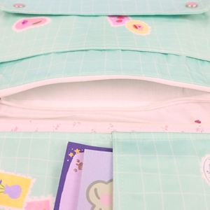 Pochette de protection rembourrée en toile personnalisée pour liseuse électronique, carnet, cahier, style fourre-tout, cadeau - Product Image 4