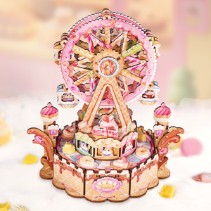 Boîte à musique mécanique 3D Tonecheer Classic Sweet Wheel, mouvement mécanique, best-seller des fêtes, pour les magasins de jouets et cadeaux - Product Image 1