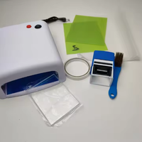Machine à Tampon de Bureau UV en Résine Polymère 36W pour Plastique de Fabrication, 1 Kit