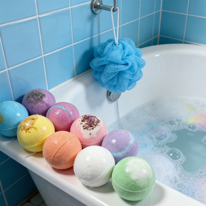 Bañera de burbujas ecológica hecha a mano para niños, paquete de 12, serie Océano, hidratante y relajante, apta para niños - Product Image 1