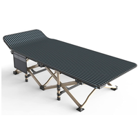 Lit de couchage de camping pliable de voyage portable avec sac de transport