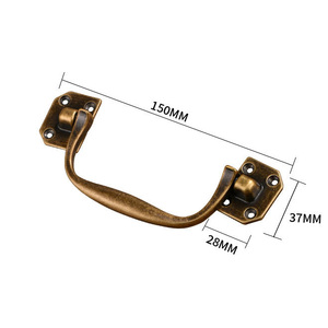 Maniglie a goccia girevoli in ottone massiccio per mobili antichi, cassettiere, cucine, comò, porte di camere da letto e portagioie - Product Image 3