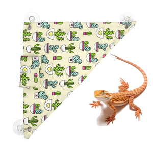<span class=keywords><strong>L</strong></span>ézard Reptile Hamac Gecko Lit Suspendu Petit Animal Habitat Abri Triangulaire Toile Barbu <span class=keywords><strong>Dragon</strong></span> Hamac - Product Image 1