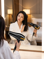 Pengering Rambut Salon Berkualitas Tinggi dengan Motor AC 1400W, Dilengkapi Nozzle Konsentrator untuk Penggunaan Salon, Rumah Tangga & Komersial