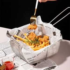 Custom Burgers French Fries Pizza Snack <b>Greaseproof</b> <b>Paper</b> Wrap Food Grade Waterproof Recyclable Sustainable Disposable Wrapping - Product Image 2