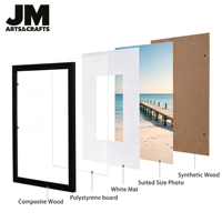 Cadre photo en bois MDF, cadre photo personnalisé avec logo, 4x6, 5x7, 6x8, 8x10, 11x14, A4, 24x36 pouces, affichage mural ou sur table, vente en gros