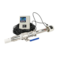 Débitmètre électromagnétique liquide conducteur de l'eau du type 220VAC d'insertion de l'usine RS485 de la Chine