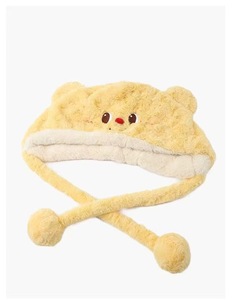 <span class=keywords><strong>Bonnet</strong></span> adulte chaud et épais en jacquard brodé motif ours mignon, en coton/élasthanne, avec revers, protection des oreilles, collection automne/hiver - Product Image 6