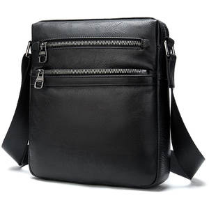 Bolso Bandolera de Cuero Genuino Vintage para Portátil, Estilo Mensajero, Marrón, Unisex, para Hombre y Mujer, Mochila de Cuero - Product Image 3