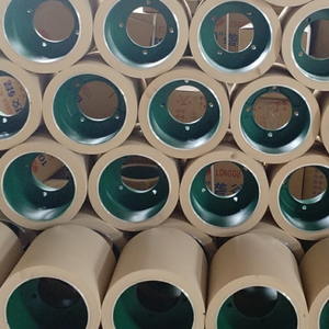 NBR Paddy Dehusking rullo di gomma 10 \ "x10 \" cerchione per raccoglitori Al tamburo con cerchione in ferro per Dehusking riso - Product Image 5