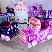 Offre Spéciale : Manège Musical Électrique pour Enfants, Télécommandé, avec Sièges de Voiture, pour Parcs d'Attractions Intérieurs et Extérieurs