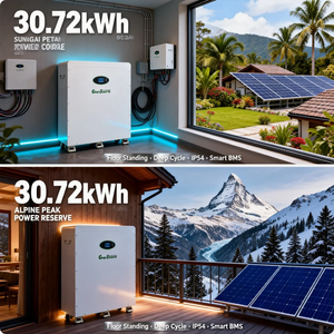 Batterie solaire 48V 51.2V 600Ah 30kWh pour système solaire hybride, sur pied avec roues - Product Image 3